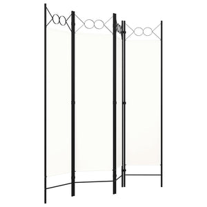 Paravento a 4 Pannelli Bianco 160x180 cm 320706