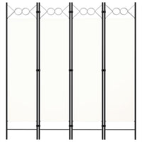 Paravento a 4 Pannelli Bianco 160x180 cmcod mxl 73119