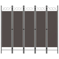 Paravento a 5 Pannelli Antracite 200x180 cm cod mxl 75002