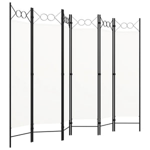 Paravento a 6 Pannelli Bianco 240x180 cm 320711