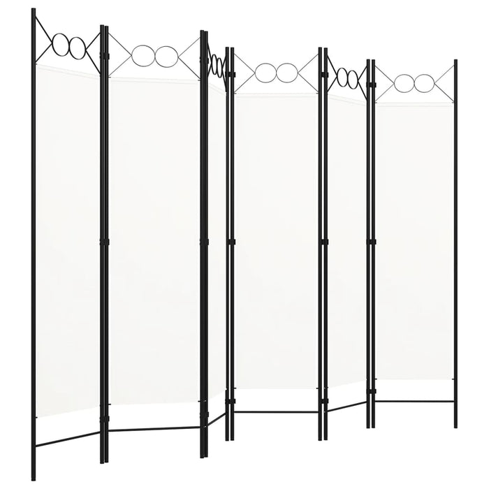 Paravento a 6 Pannelli Bianco 240x180 cm 320711