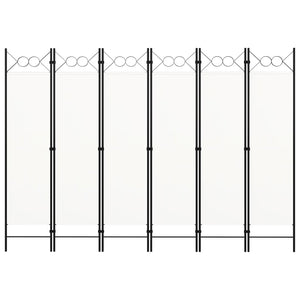 Paravento a 6 Pannelli Bianco 240x180 cm 320711