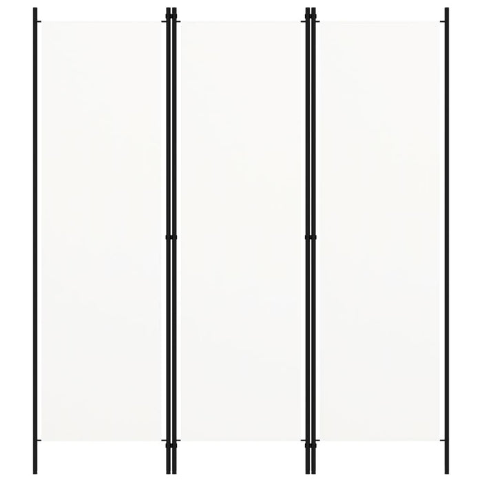 Paravento a 3 Pannelli Bianco 150x180 cm 320715