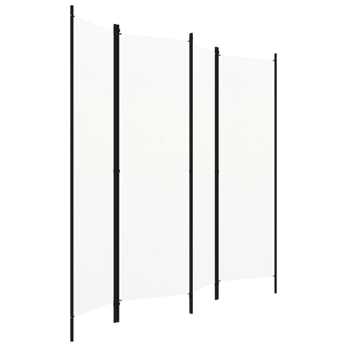 Paravento a 5 Pannelli-Divisorio Bianco 200x180 cm