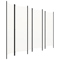 Paravento a 6 Pannelli-Divisorio Bianco 300x180 cm