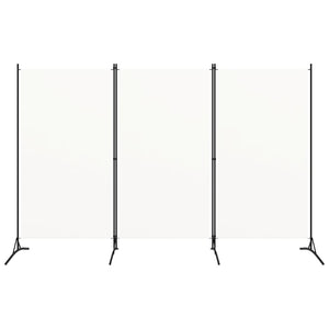 Divisorio a 3 Pannelli Bianco 260x180 cm in Tessutocod mxl 72961