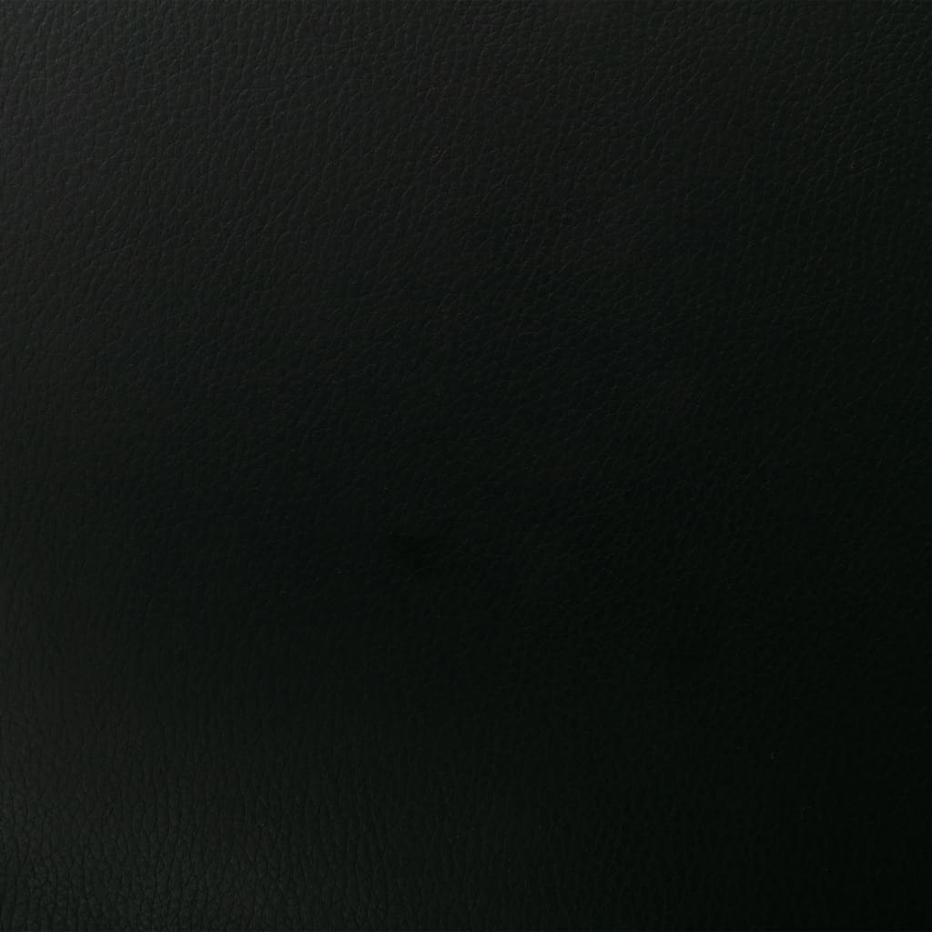 vidaXL Sedie da Pranzo Girevoli 2 pz Nere in Similpelle