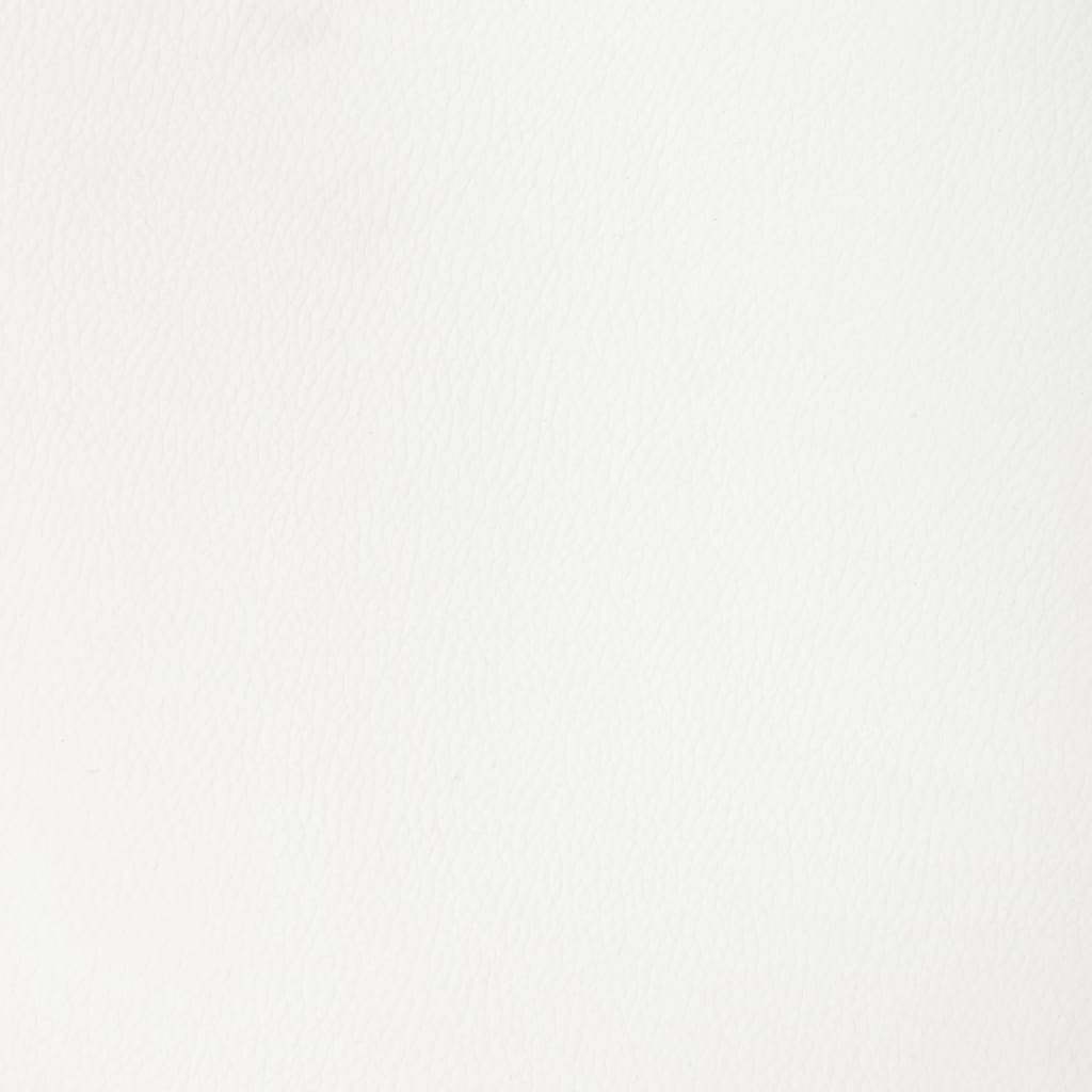 Sedie da Pranzo Girevoli 6 pz Bianche in Similpelle 3054877