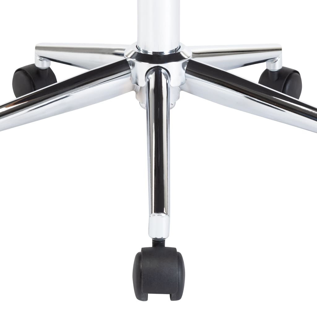 Sedie da Pranzo Girevoli 4 pz Bianche Legno Curvo e Similpelle 3054894