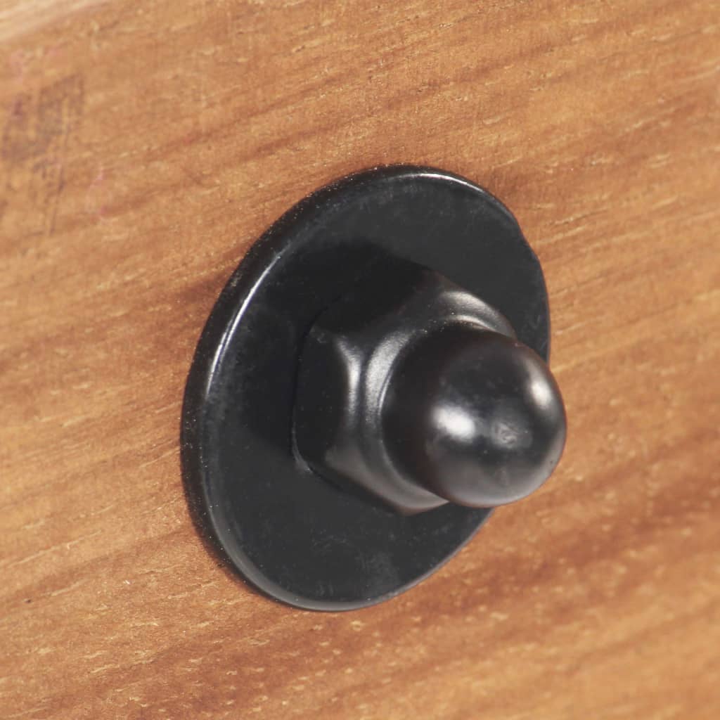 Lampada da Parete Stile Industriale Nera 90x25 cm E27 320511