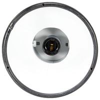 Lampada a Sospensione Industriale Nera E27 Legno di Mango 320523