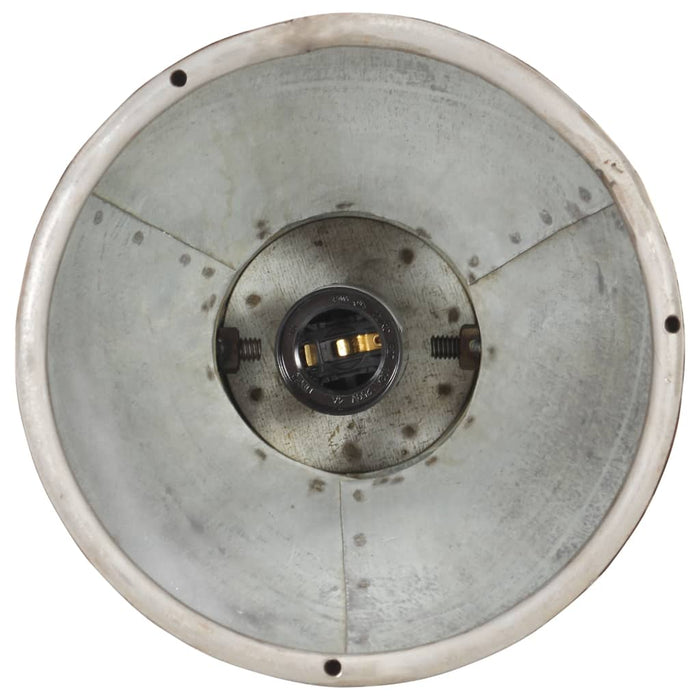 Lampada a Sospensione Industriale 25 W Argento Rotonda 19cm E27 320531