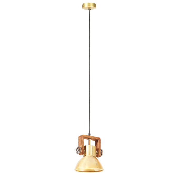 Lampada a Sospensione Industriale 25 W Ottone Rotonda 19 cm E27 320534