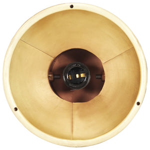 Lampada a Sospensione Industriale 25 W Ottone Rotonda 19 cm E27 320534