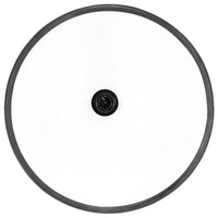 Lampada a Sospensione Industriale 25 W Nera Rotonda 30 cm E27 320536