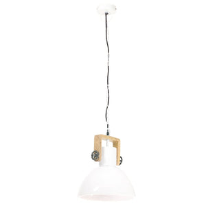 Lampada a Sospensione Industriale 25 W Bianca Rotonda 30 cm E27 cod mxl 70539