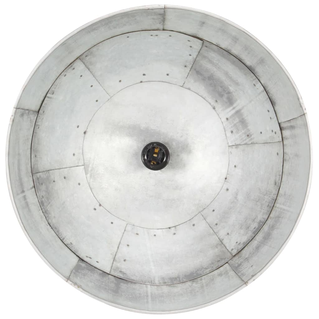 Lampada a Sospensione Vintage 25 W Argento Rotonda 41 cm E27 320541