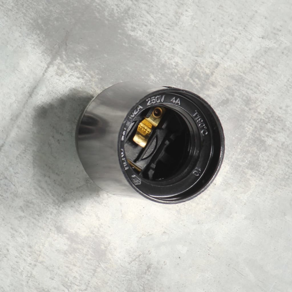 Lampada a Sospensione Vintage 25 W Argento Rotonda 41 cm E27 320541