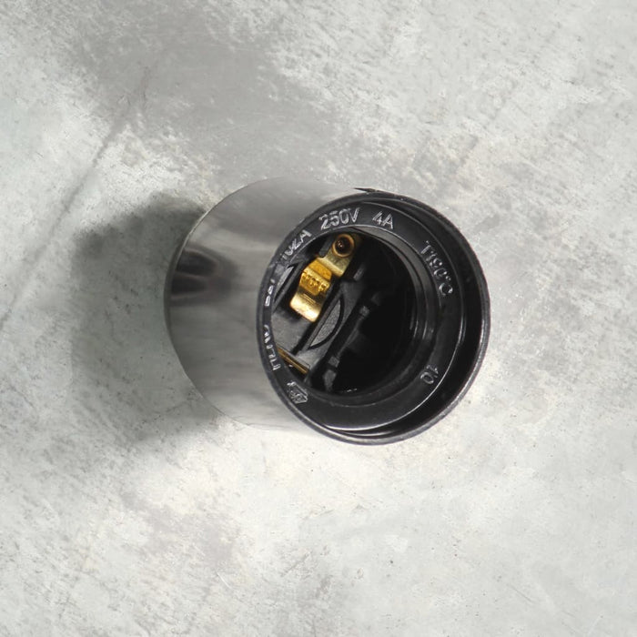 Lampada a Sospensione Vintage 25 W Argento Rotonda 41 cm E27 320541