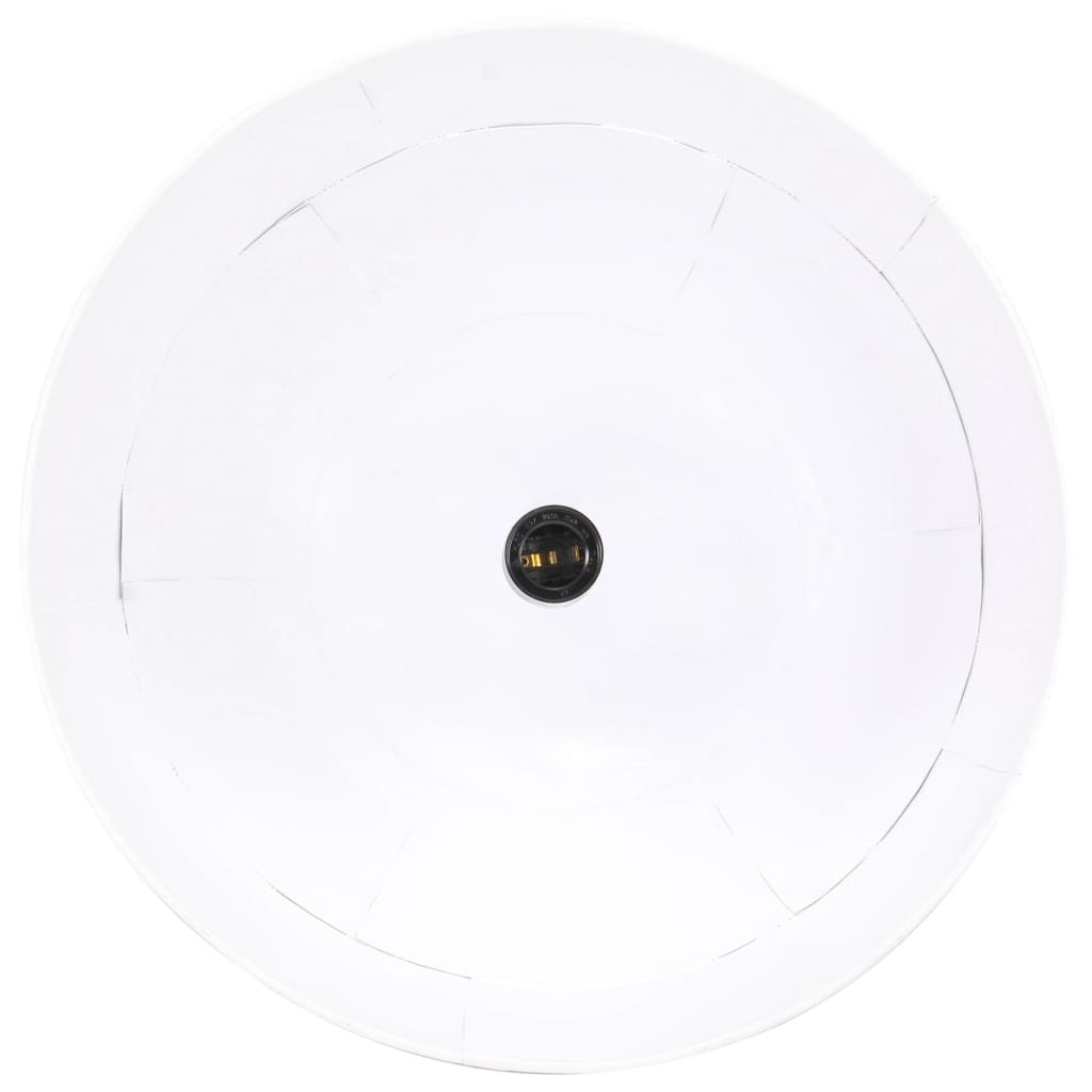 Lampada Industriale Vintage 25 W Bianca Rotonda 41 cm E27 320544