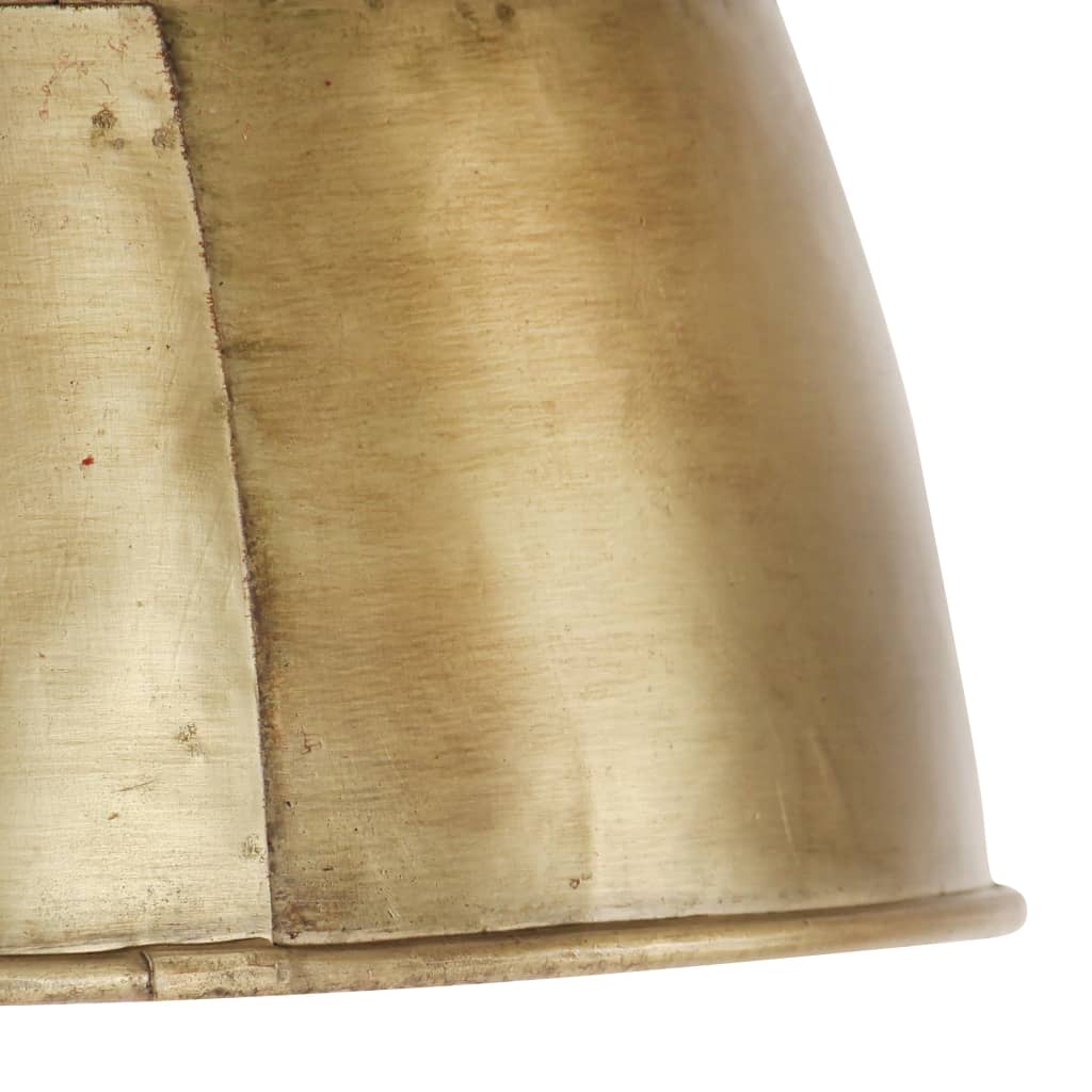 Lampada Industriale Vintage 25 W Ottone Rotonda 31 cm E27 320547