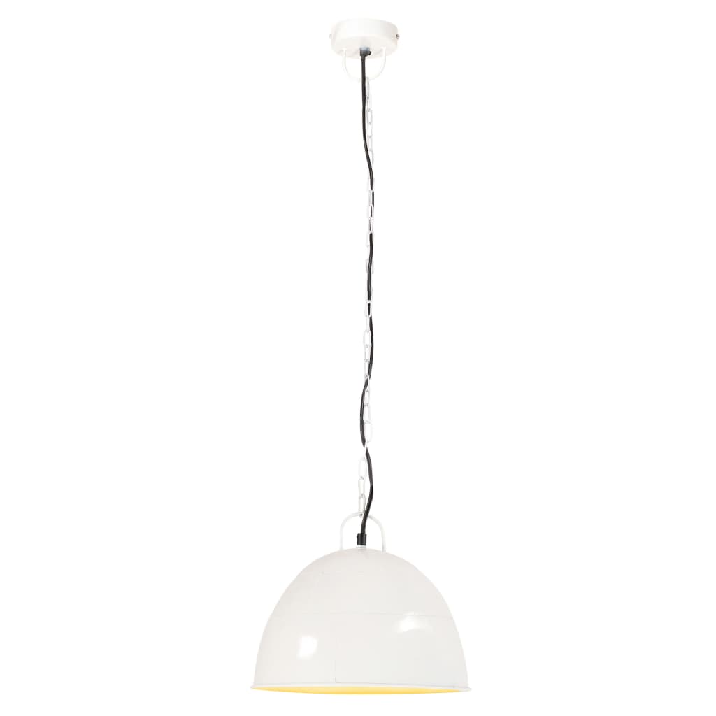 Lampada Industriale Vintage 25 W Bianca Rotonda 31 cm E27 cod mxl 70536