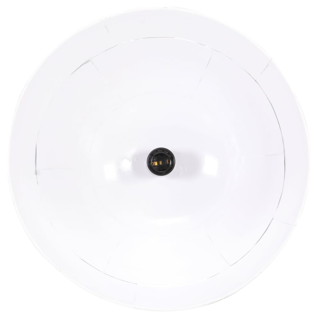 Lampada Industriale Vintage 25 W Bianca Rotonda 31 cm E27 cod mxl 70536