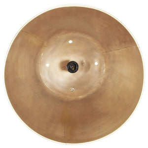 Lampada a Sospensione Industriale 25 W Ottone Rotonda 42 cm E27 cod mxl 63395