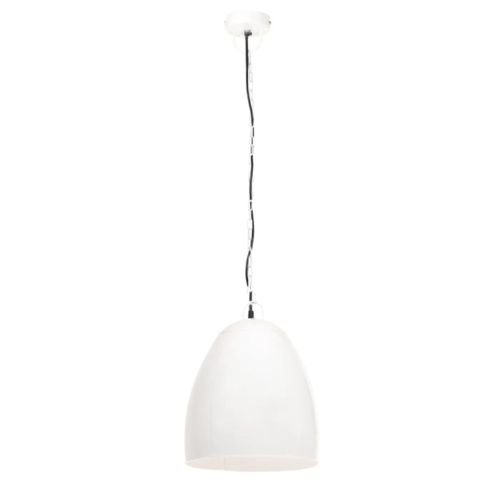 Lampada a Sospensione Industriale 25 W Bianca Rotonda 42 cm E27 320558