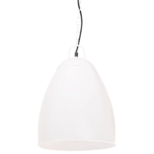 Lampada a Sospensione Industriale 25 W Bianca Rotonda 32 cm E27 320562