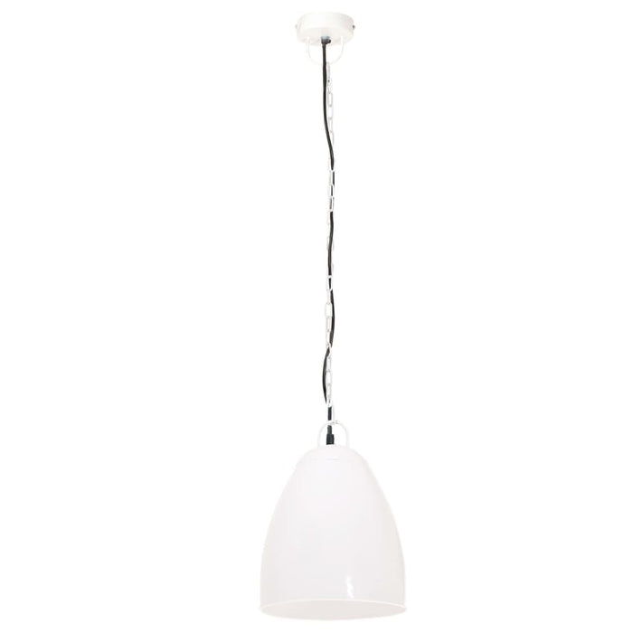 Lampada a Sospensione Industriale 25 W Bianca Rotonda 32 cm E27 320562