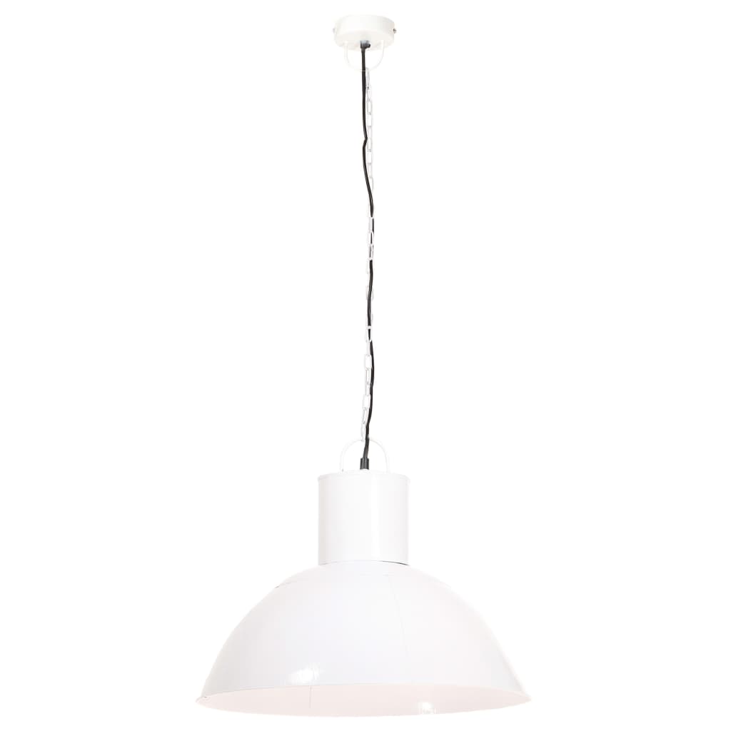 Lampada a Sospensione 25 W Bianca Rotonda 48 cm E27 320566