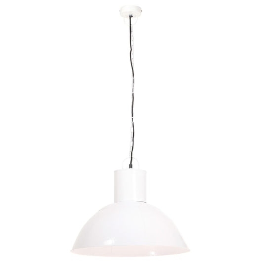 Lampada a Sospensione 25 W Bianca Rotonda 48 cm E27 320566