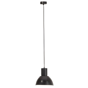 Lampada a Sospensione 25 W Nera Rotonda 28,5 cm E27 320569