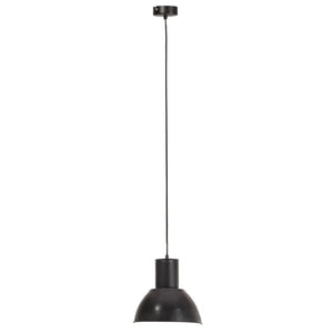 Lampada a Sospensione 25 W Nera Rotonda 28,5 cm E27 320569
