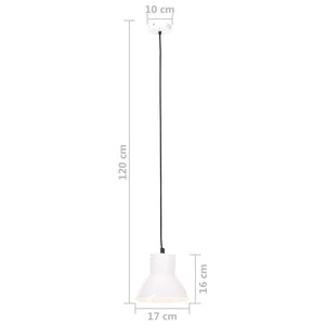 Lampada a Sospensione 25 W Bianca Rotonda 17 cm E27 cod 11334