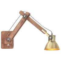 Lampada da Parete Stile Industriale Ottone Rotonda E27cod mxl 128540