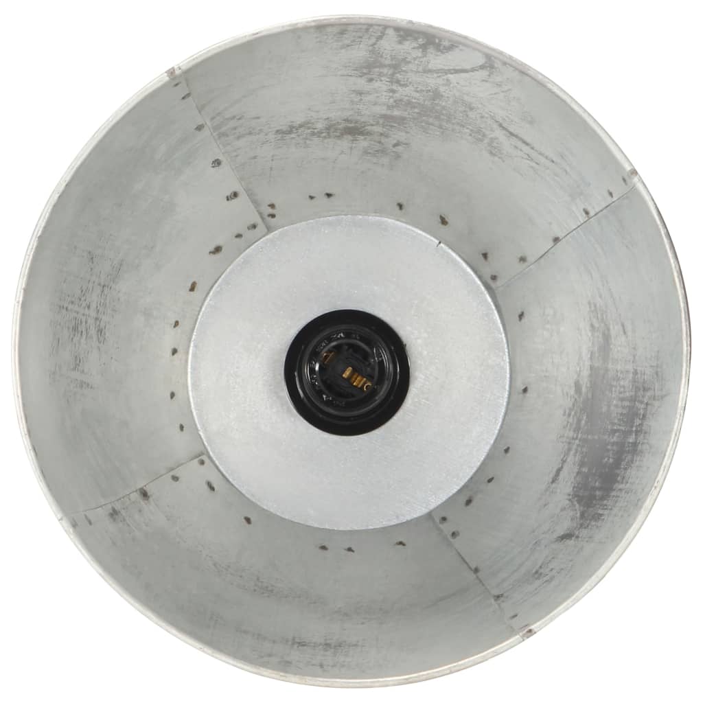 Lampada da Pavimento Argento in Legno Massello di Mango E27 320579