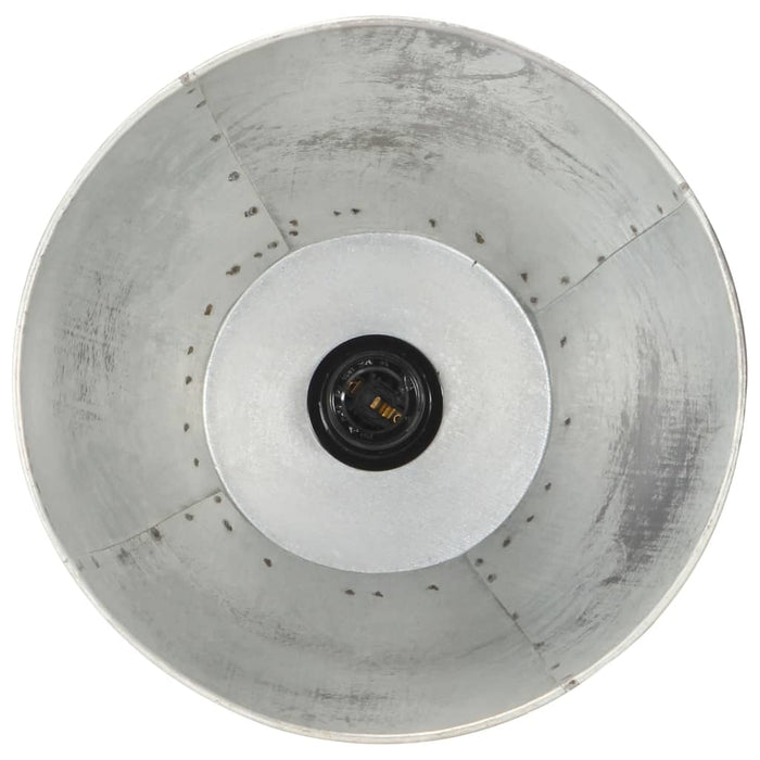 Lampada da Pavimento Argento in Legno Massello di Mango E27 320579