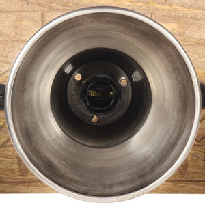 Lampada da Parete Industriale Argento 70x23 cm E27 Legno Mango 320595