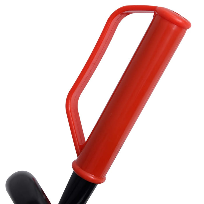 vidaXL Carrello a Mano Telescopico 200 kg Nero e Rosso