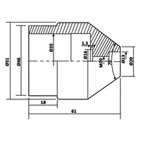 Contropunta Girevole MT2 20 fino a 51 mm 146688