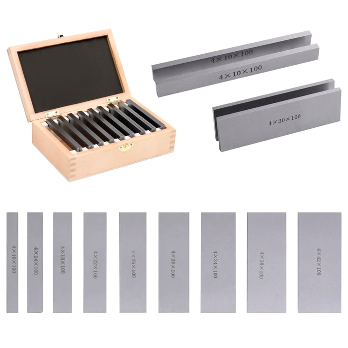 Blocchi Paralleli 100 mm 18 pz 10-42 mm 146698