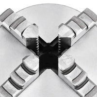 Mandrino per Tornio a 4 Griffe Autocentrante 100 mm in Acciaio cod mxl 40986