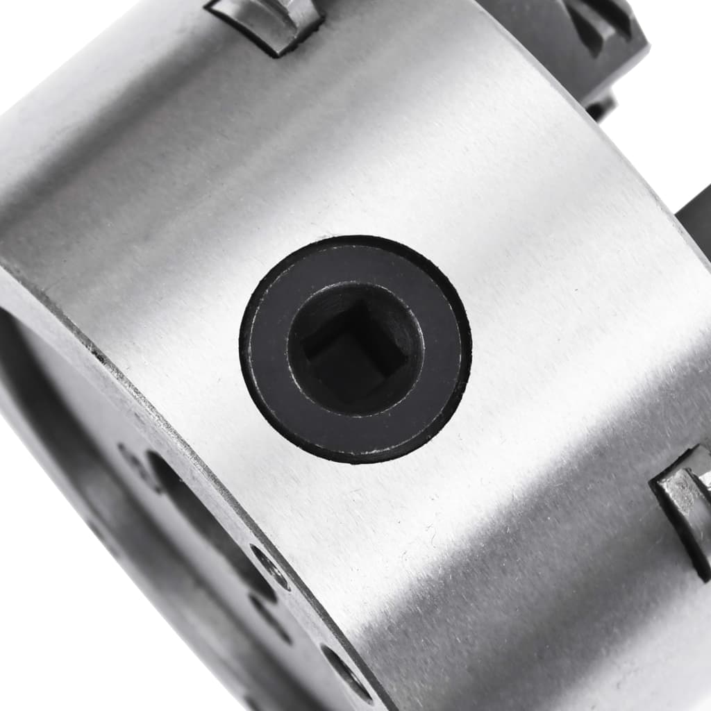 Mandrino per Tornio a 4 Griffe Autocentrante 100 mm in Acciaio 146709