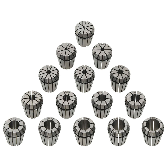Pinze per Colletti ER25 Set Utensili per Tornitura 15 pz 146723