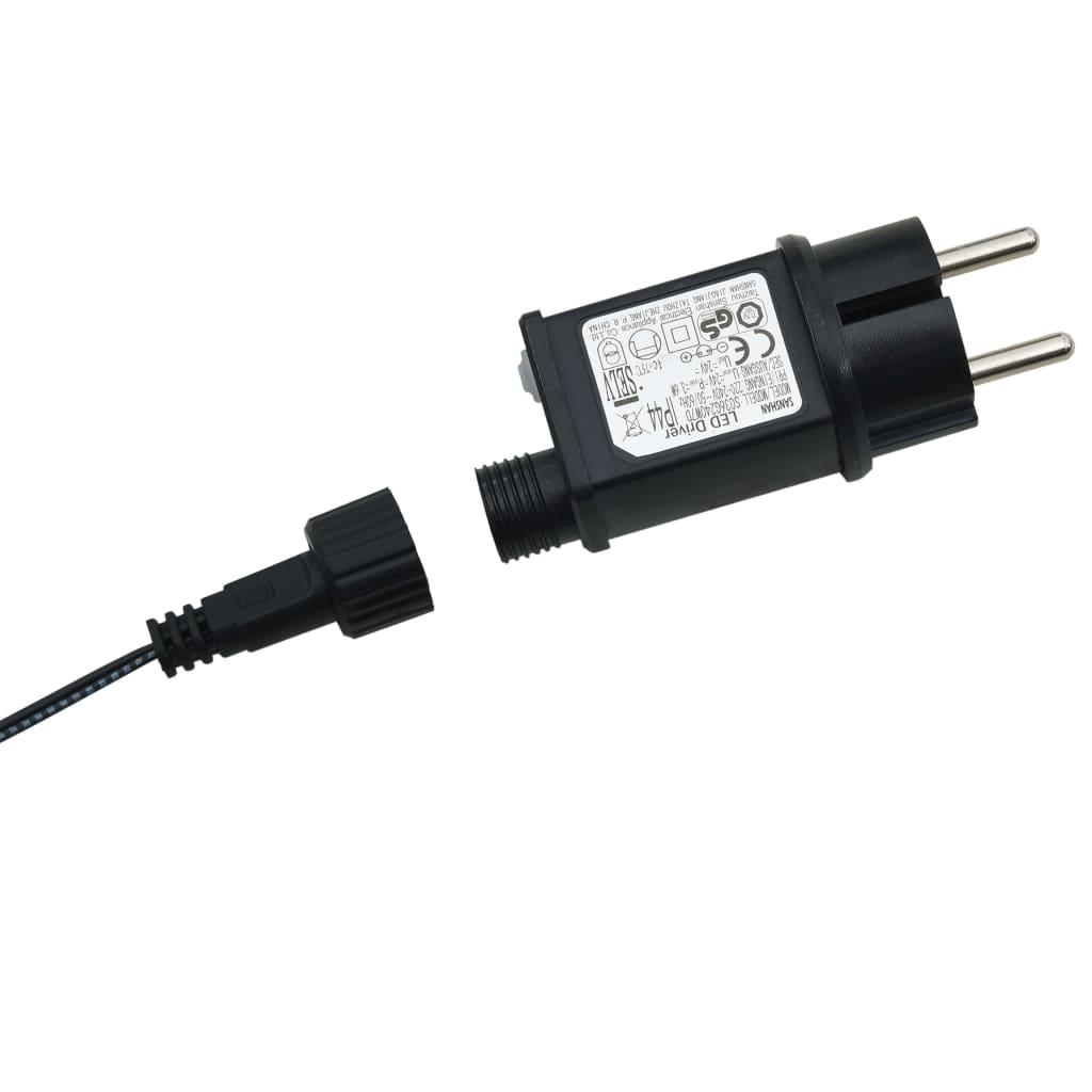 Albero di Natale 128 LED Bianco Caldo Ciliegio in Fiore 120 cm 51259