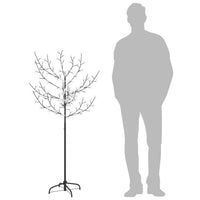 Albero di Natale 120 LED Bianco Caldo Ciliegio in Fiore 150 cm 51262