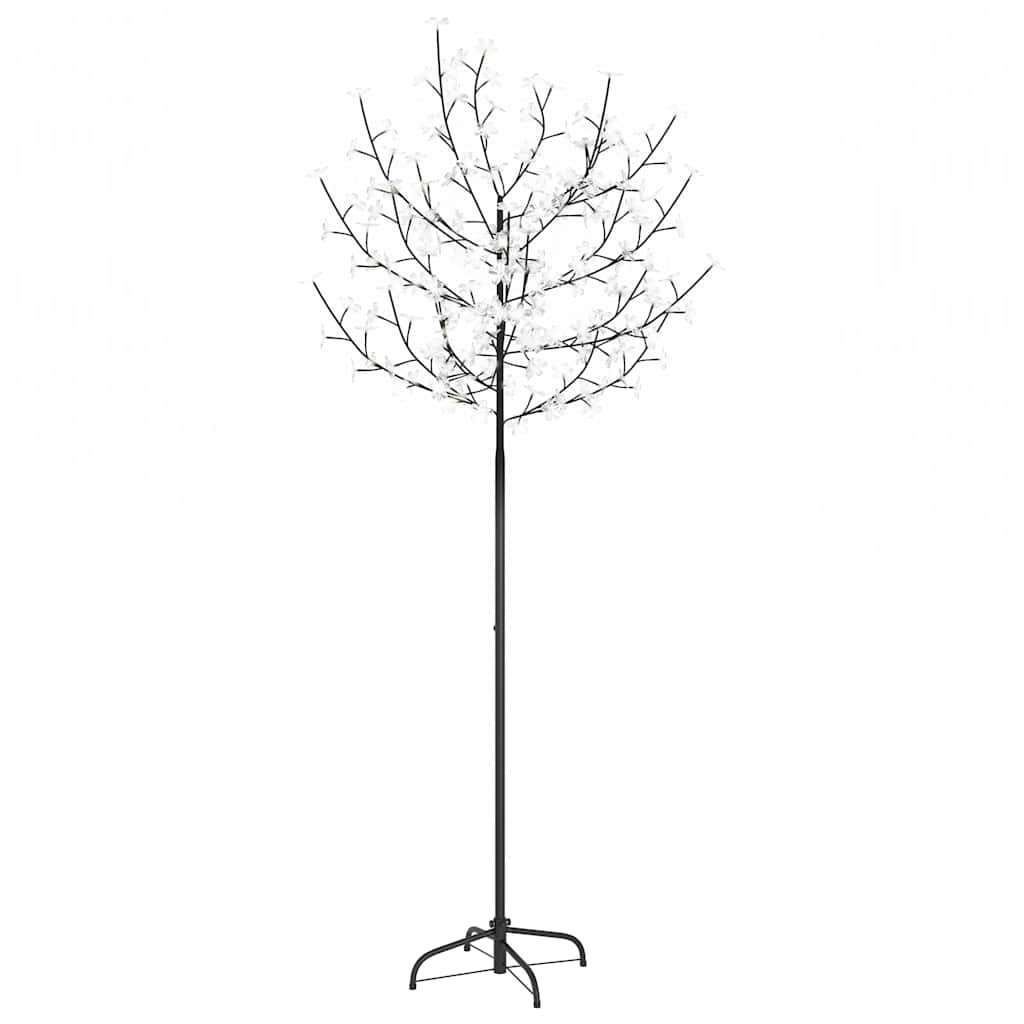 Albero di Natale 200 LED Bianco Freddo Ciliegio in Fiore 180 cm 51266