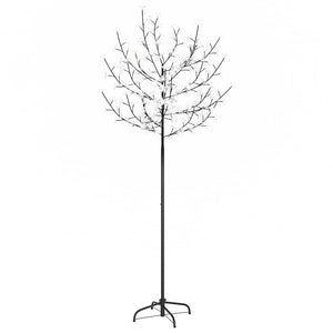 Albero di Natale 200 LED Bianco Freddo Ciliegio in Fiore 180 cm 51266